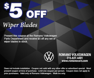 $5 Off Wiper Blades