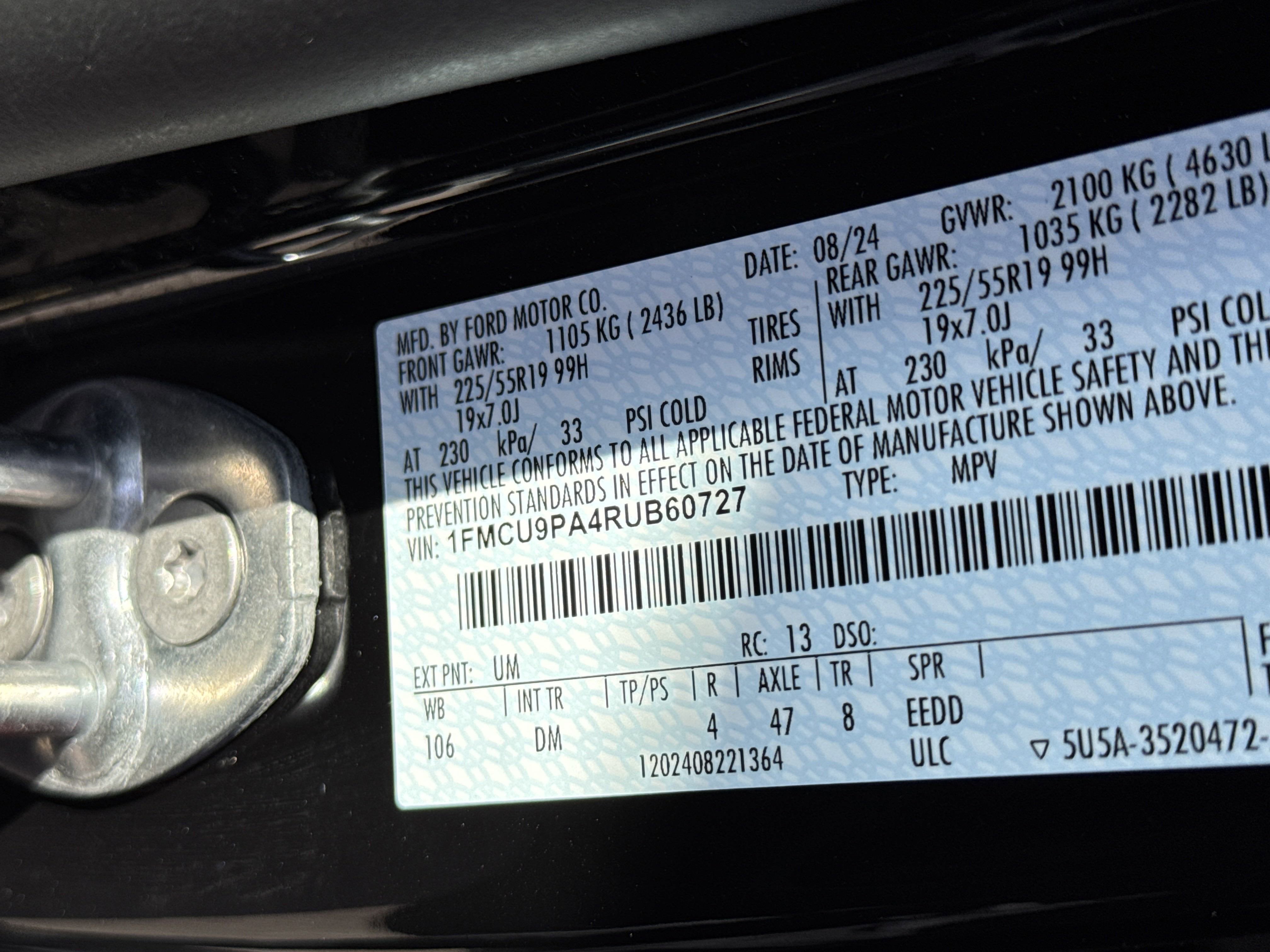 2024 Ford Escape ST-Line Elite