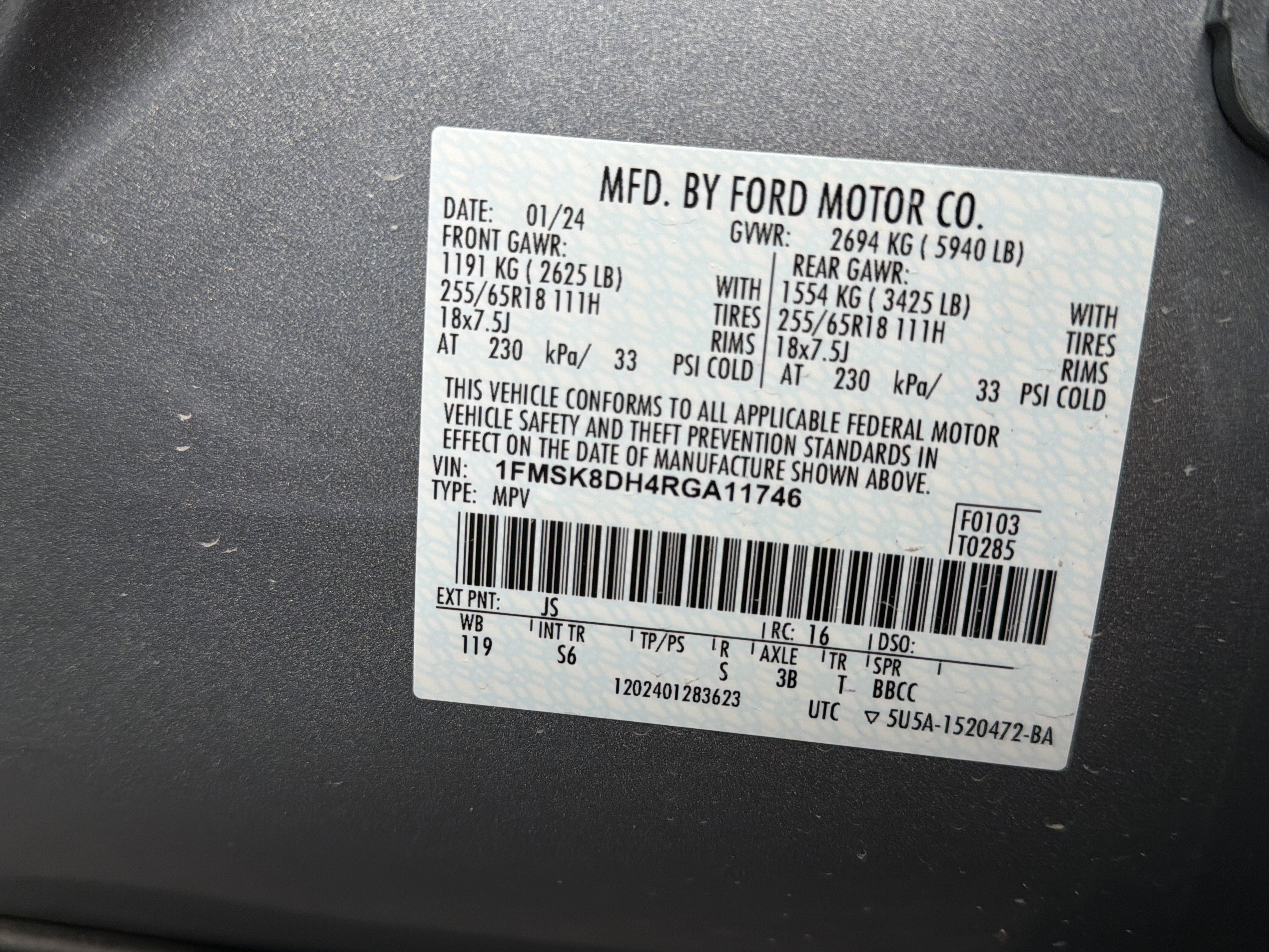 2024 Ford Explorer XLT