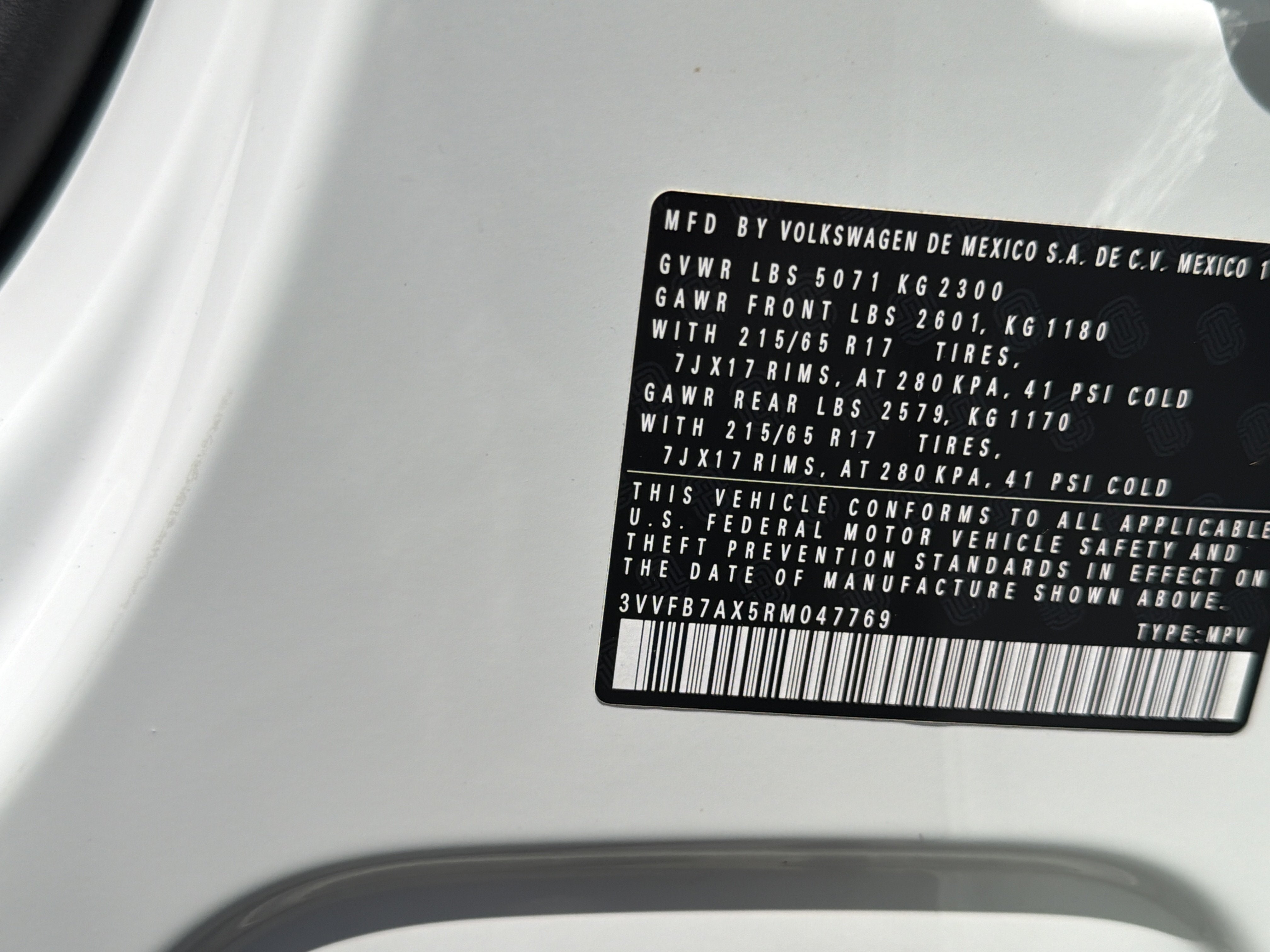 2024 Volkswagen Tiguan 2.0T S 4MOTION