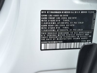 2025 Volkswagen Taos SE 4MOTION