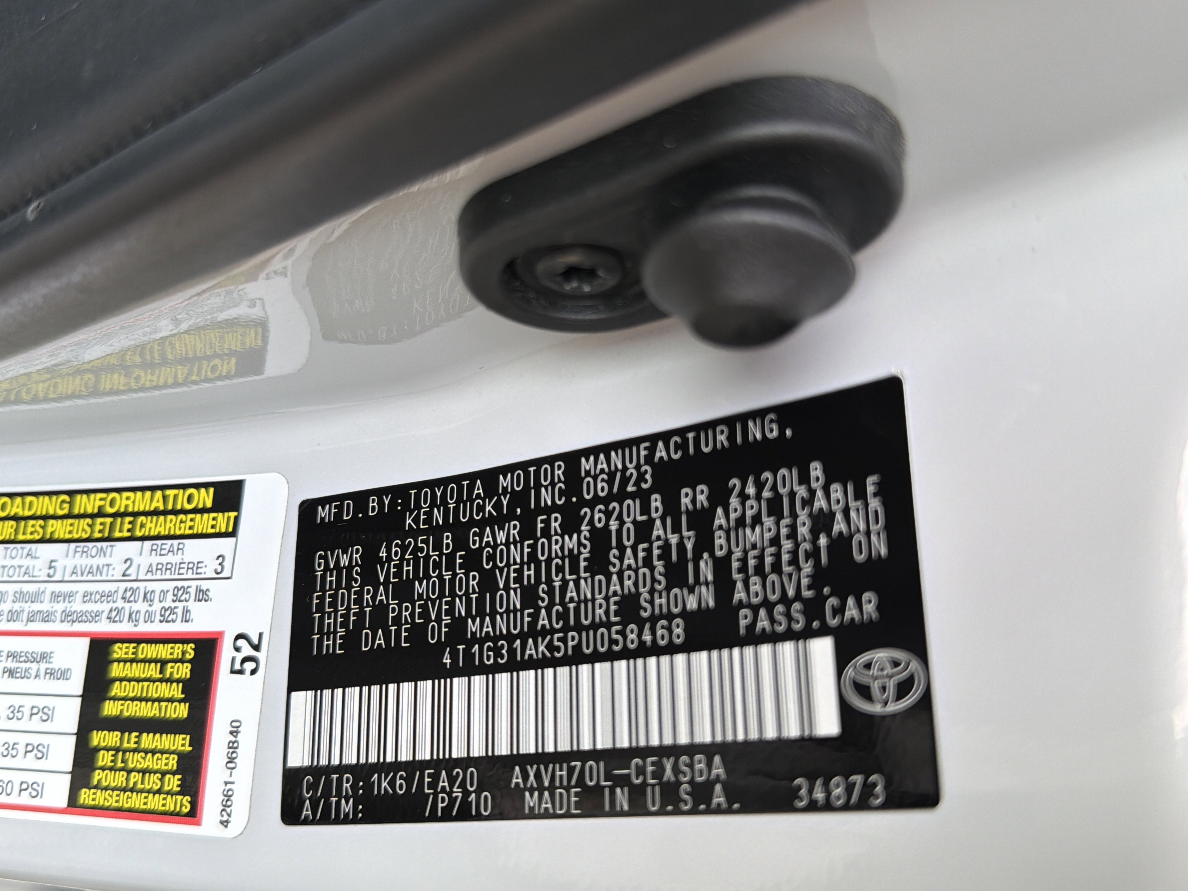 2023 Toyota Camry Hybrid SE