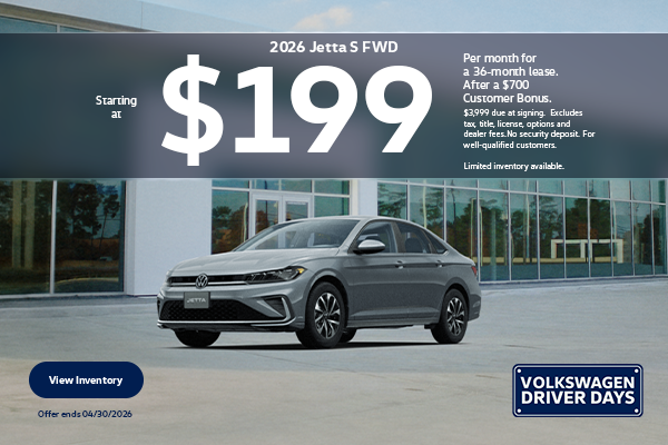 2026 National Jetta S FWD